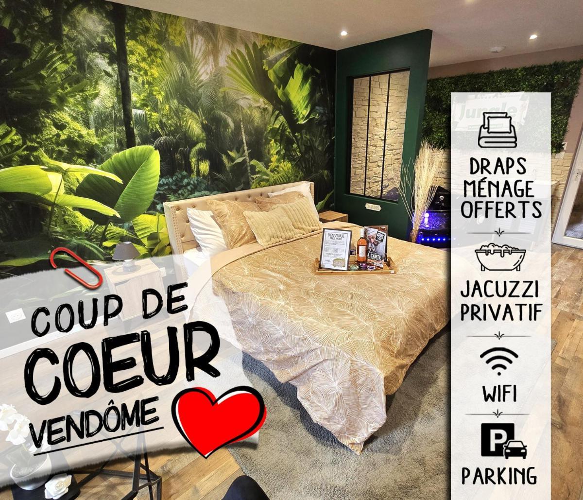 Appartement Chambre Cosy - Jacuzzi - Little Room Vendome Bagian luar foto